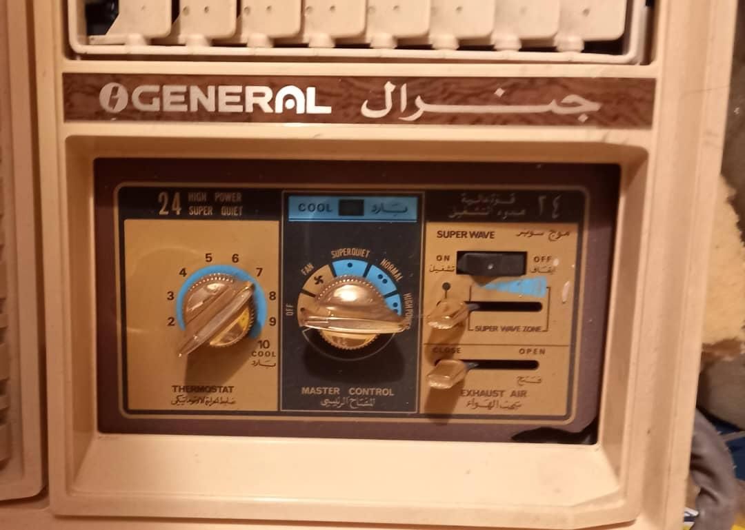 فروشنده و خرید کولر گازی پنجره ای جنرال|کولر گازی و فن‌کوئل|تهران, عباس‌آباد|دیوار