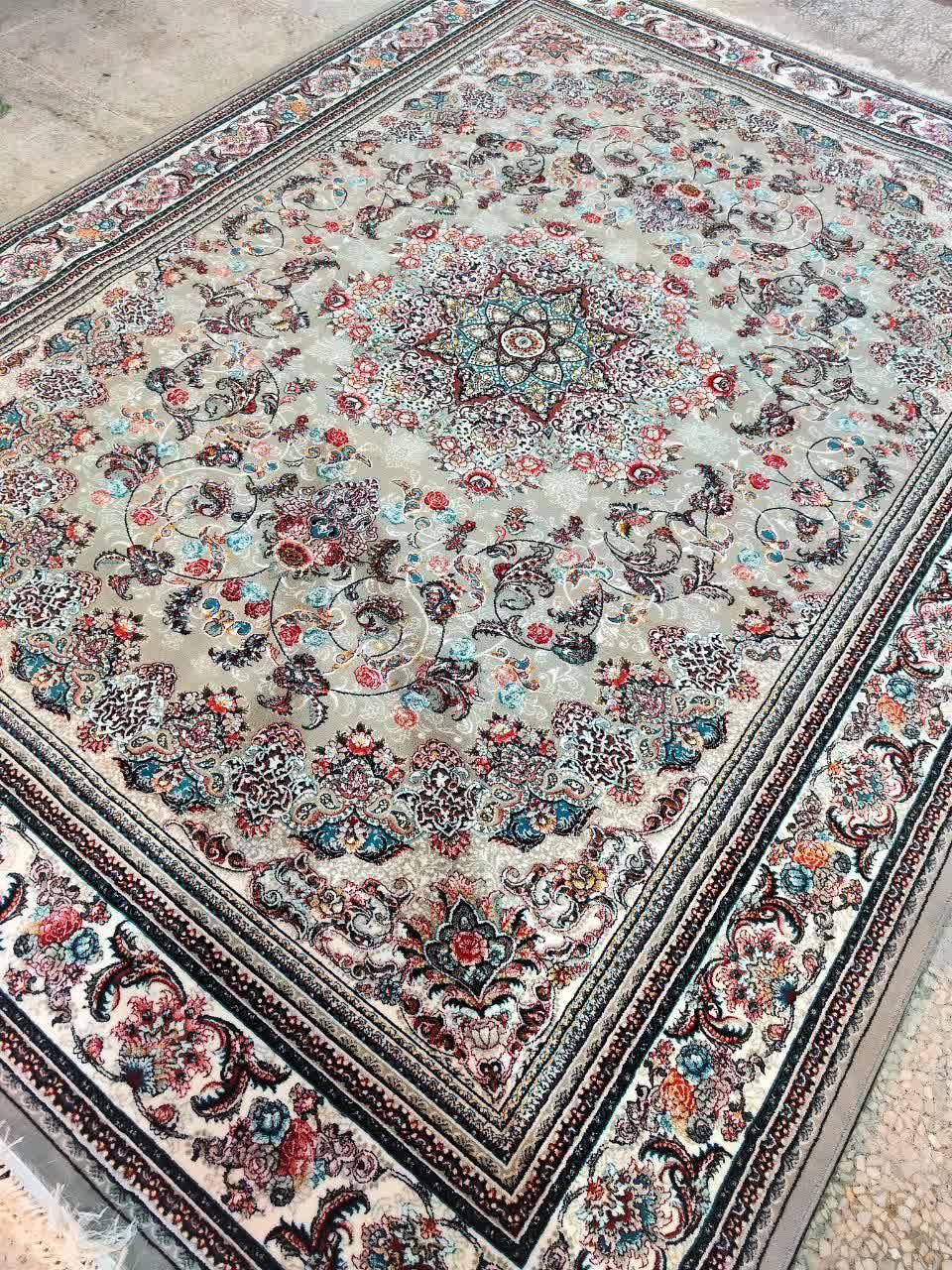 فرش بدون ترنج افشان سرمه ای متراژ کامل|فرش|قرچک, |دیوار