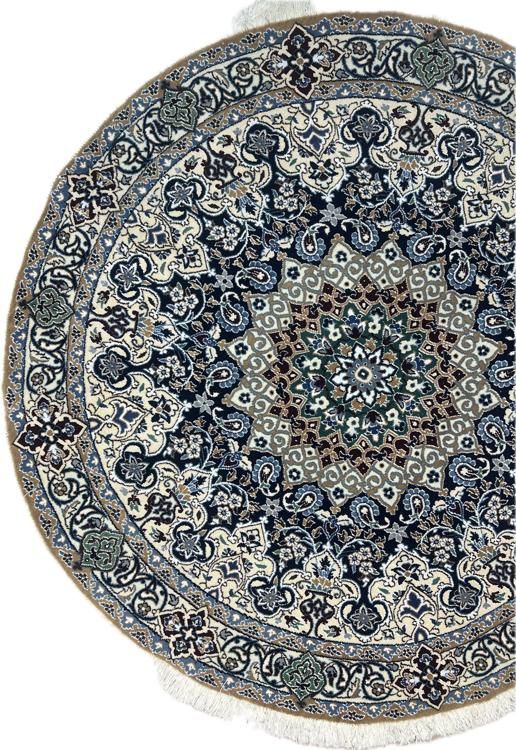 فرش  دستباف گرد قطر ۱.۵ نایین دستباف|فرش|تهران, نارمک|دیوار