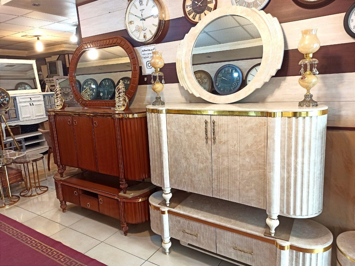 آینه کنسول ((مدل سلطنتی))|بوفه، ویترین، کنسول|ارومیه, |دیوار