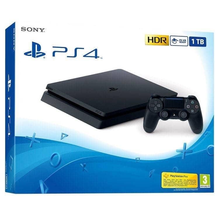 فروش ps4 اسلیم اکانتی یک ترا دو دسته فول بازی|کنسول، بازی ویدئویی و آنلاین|قم, عمار یاسر|دیوار
