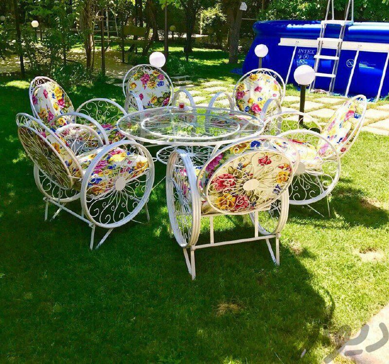 صندلی ویلایی باغی حیاطی فرفوژه|مبلمان خانگی و میزعسلی|تهران, بلوار کشاورز|دیوار