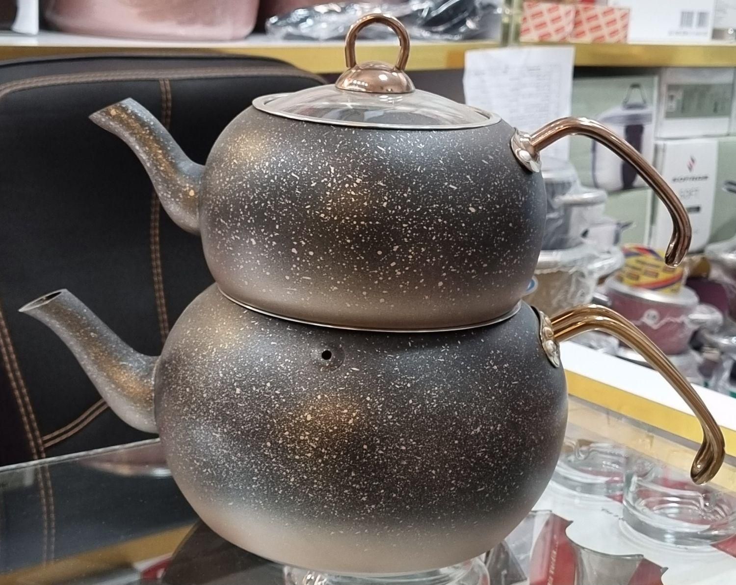 کتری قوری کره ای(گرد) گرانیت او ام اس ترک کد ۸۲۱۰|قوری، کتری، قهوه‌ساز دستی|تهران, شوش (باغ آذری)|دیوار
