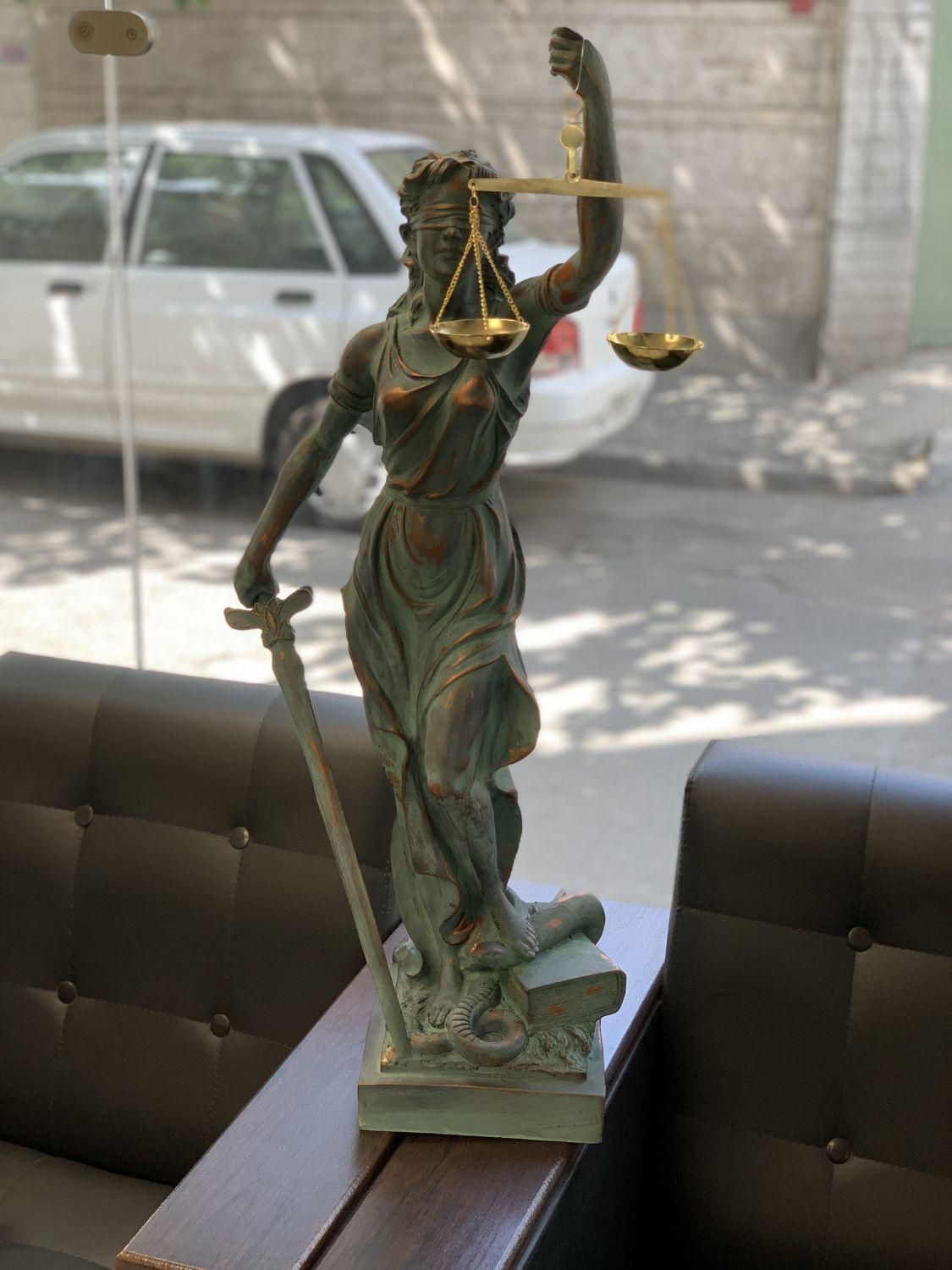 مجسمه فرشته الهه عدالت ۸۵سانت پتینه دکوری|مجسمه، تندیس، ماکت|تهران, جی|دیوار