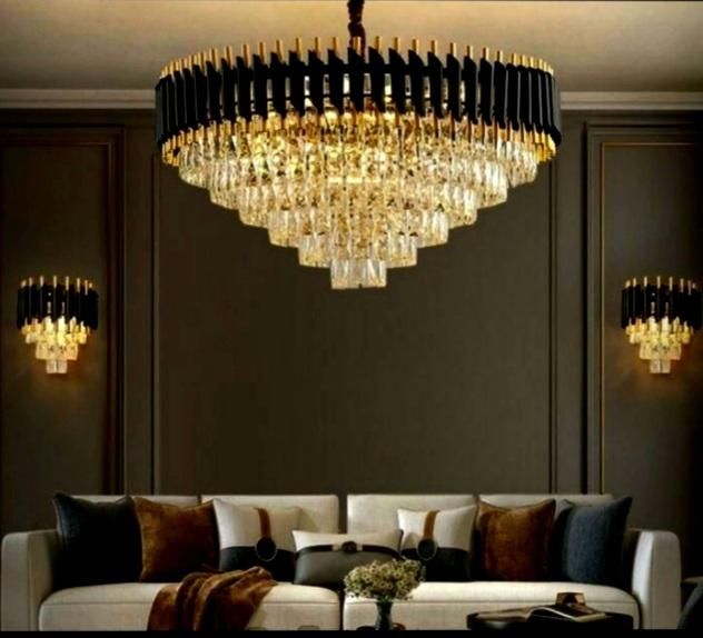 لوستر اکو طلایی مشگی قطر ۵۰سانت|لوستر و چراغ آویز|همدان, |دیوار