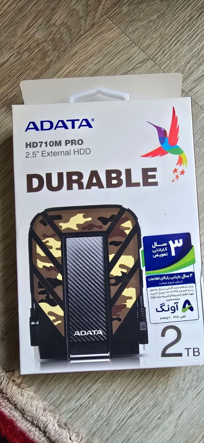 هارد اکسترنال ADATA HD710M PRO ظرفیت ۲ ترابایت|قطعات و لوازم جانبی رایانه|تهران, سازمان برنامه شمالی|دیوار