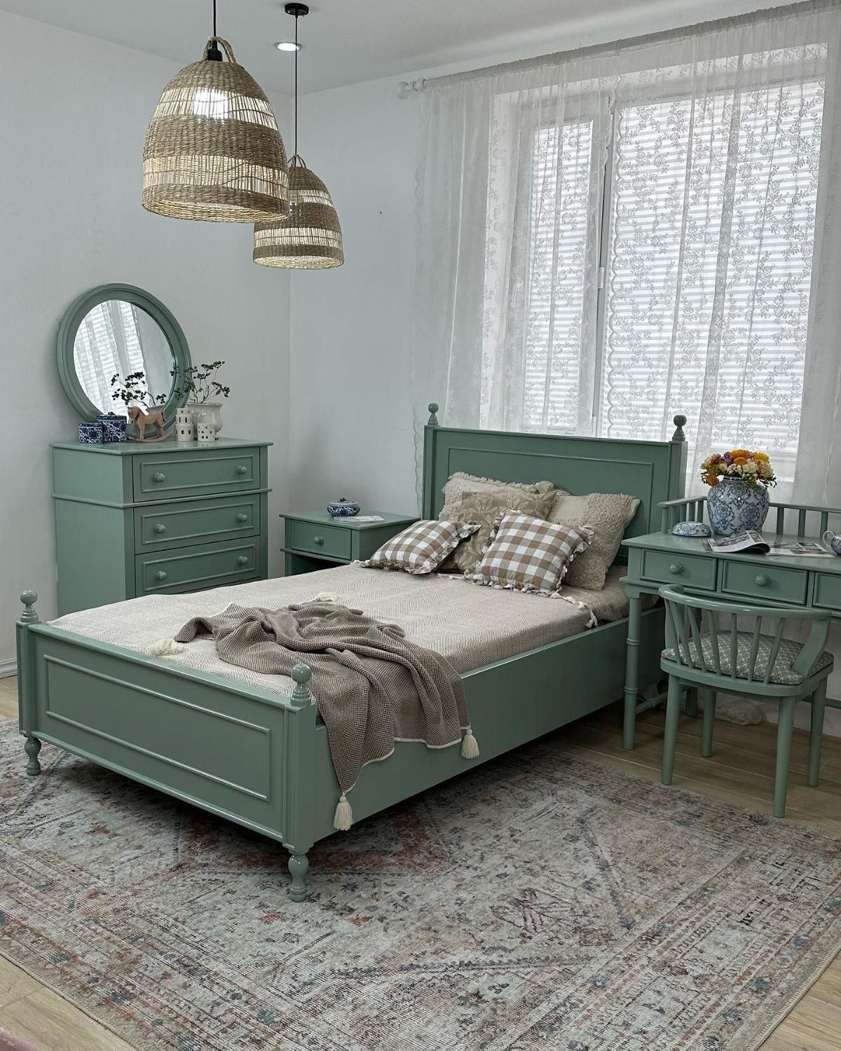 سرویس تختخواب دراور میز تحریر صندلی کنسول آینه کمد|تخت و سرویس خواب|اراک, |دیوار