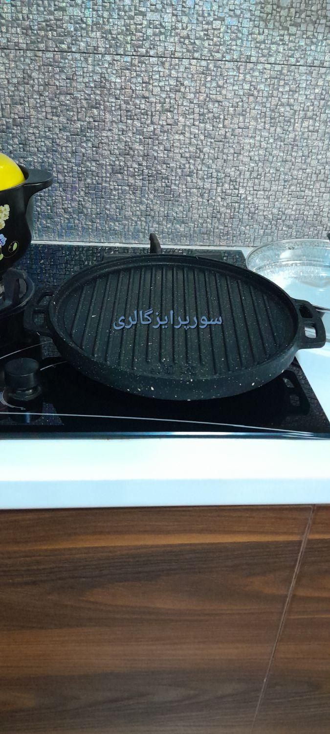 تابه رژیمی گریل چدن دو طرفه MG (شارژ مجدد)|ظروف پخت‌وپز|رشت, منظریه|دیوار