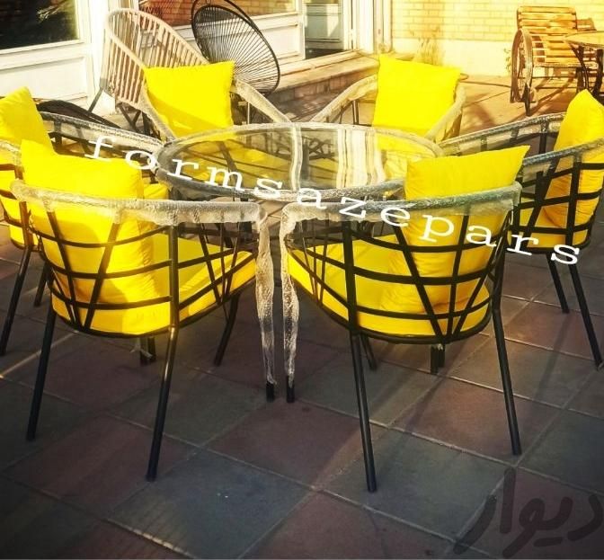میز و صندلی باغی ویلایی کافه ای|میز و صندلی غذاخوری|تهران, اندیشه (شهر زیبا)|دیوار
