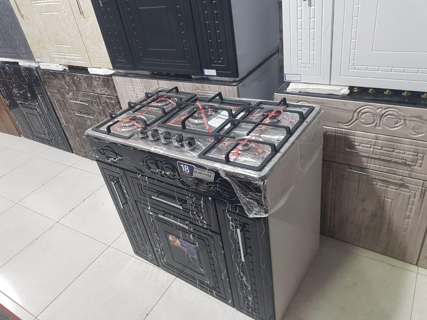 اجاق گاز ۵ شعله صفحه شیشه ممبران/آکبند|اجاق گاز و لوازم برقی پخت‌وپز|اراک, |دیوار