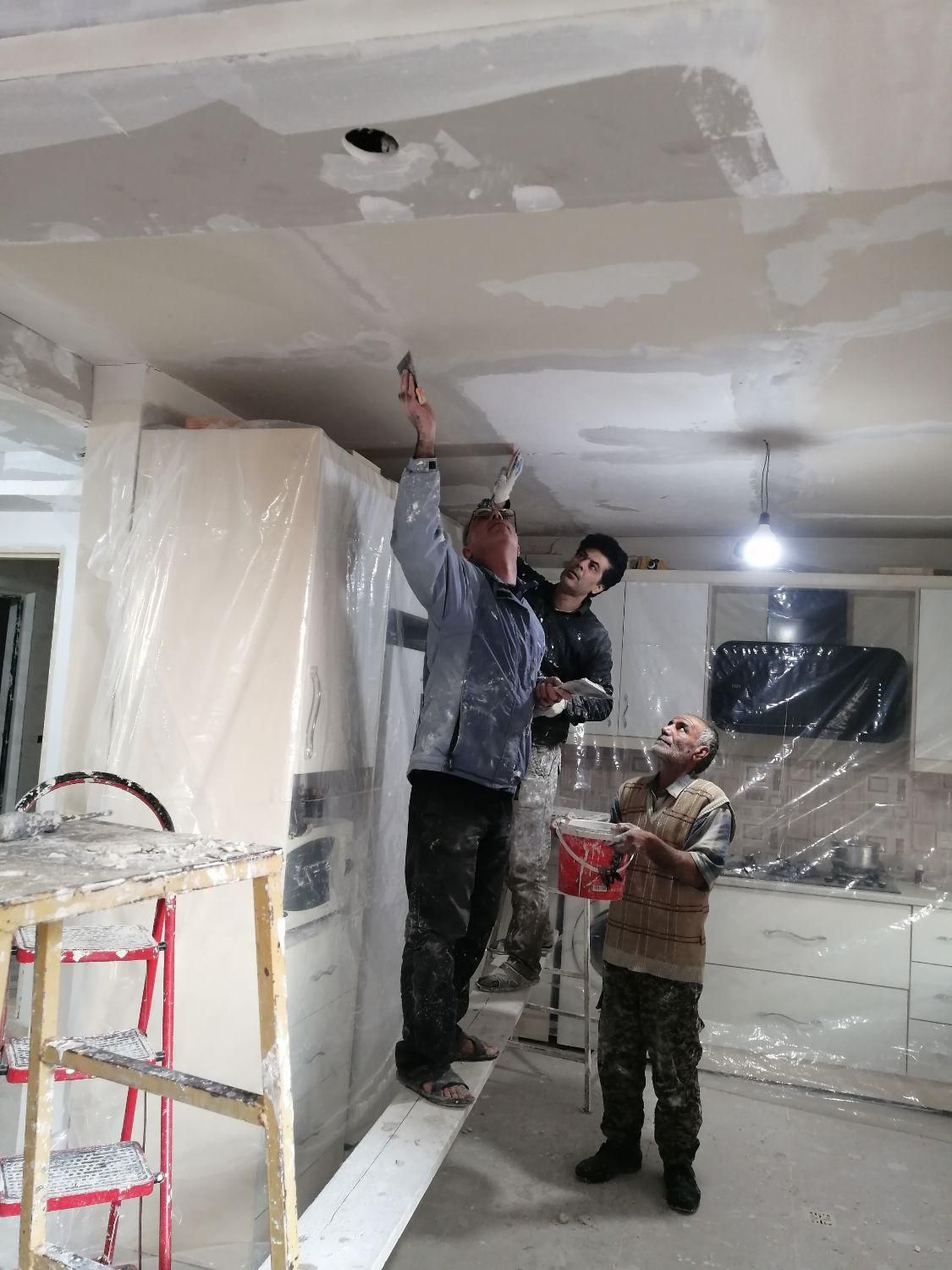 نقاشی ساختمان پخش کاغذدیواری کنیتکس اینه|خدمات پیشه و مهارت|پردیس, |دیوار