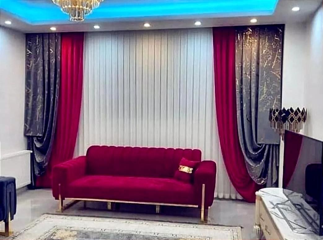 پرده حریر|پرده، رانر، رومیزی|همدان, |دیوار