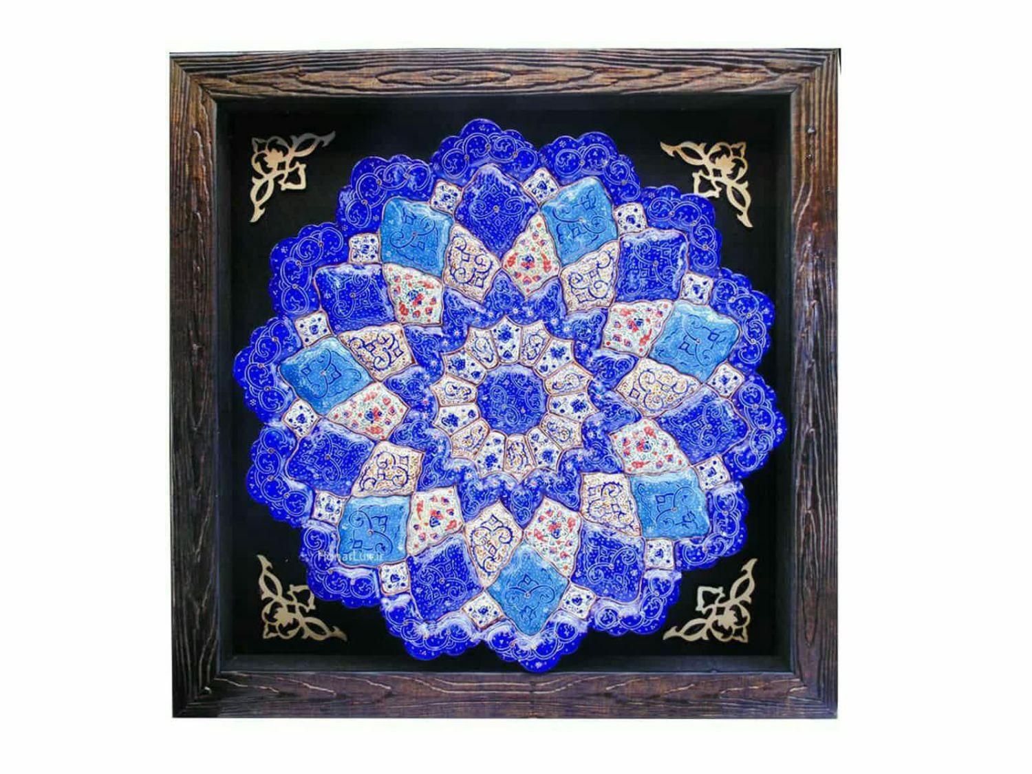 گلدان میناکاری مسی (کادویی) عمده وتک|گل مصنوعی|تهران, پیروزی|دیوار