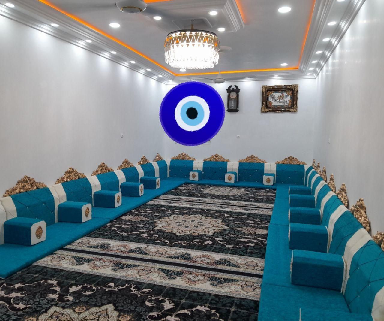 پشتی خلیجی مبل پشتی شاه نشین ش۱۲|پشتی|ایرانشهر, |دیوار
