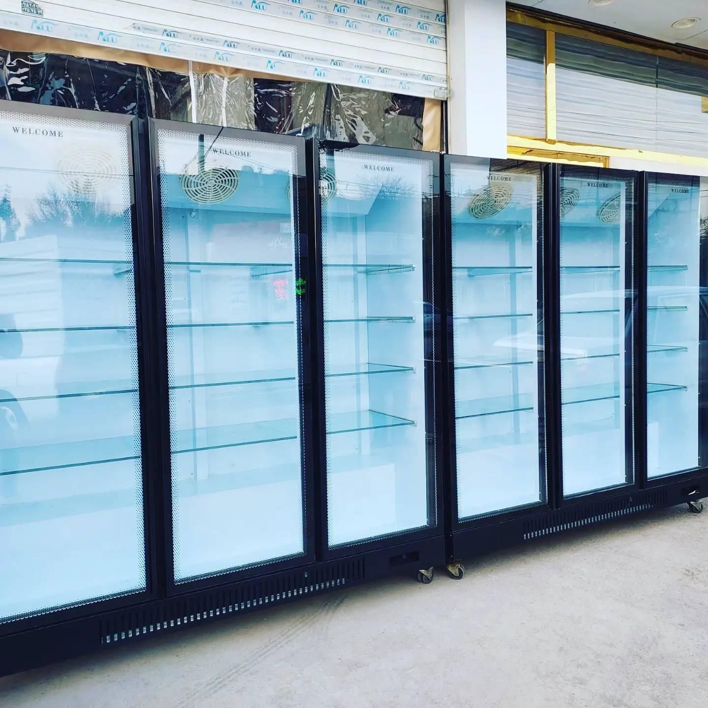 یخچال ۵ درب ایستاده ویترینی موتور دانفوس آلمان|فروشگاه و مغازه|مشهد, فدک|دیوار