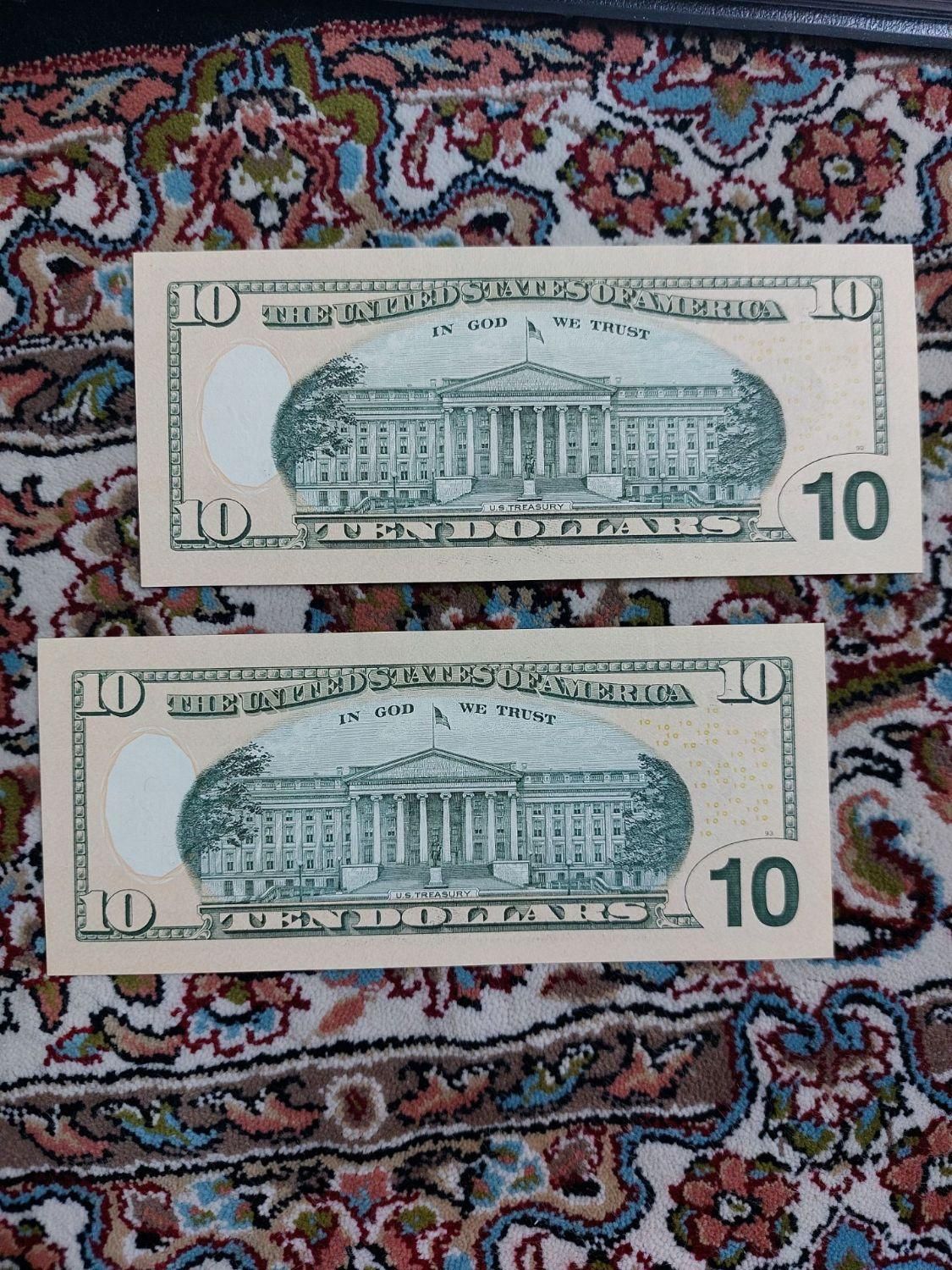 دلار کلکسیونی سوپر بانکی جفت و دهی قدیمی 1990|کلکسیون سکه، تمبر، اسکناس|همدان, |دیوار