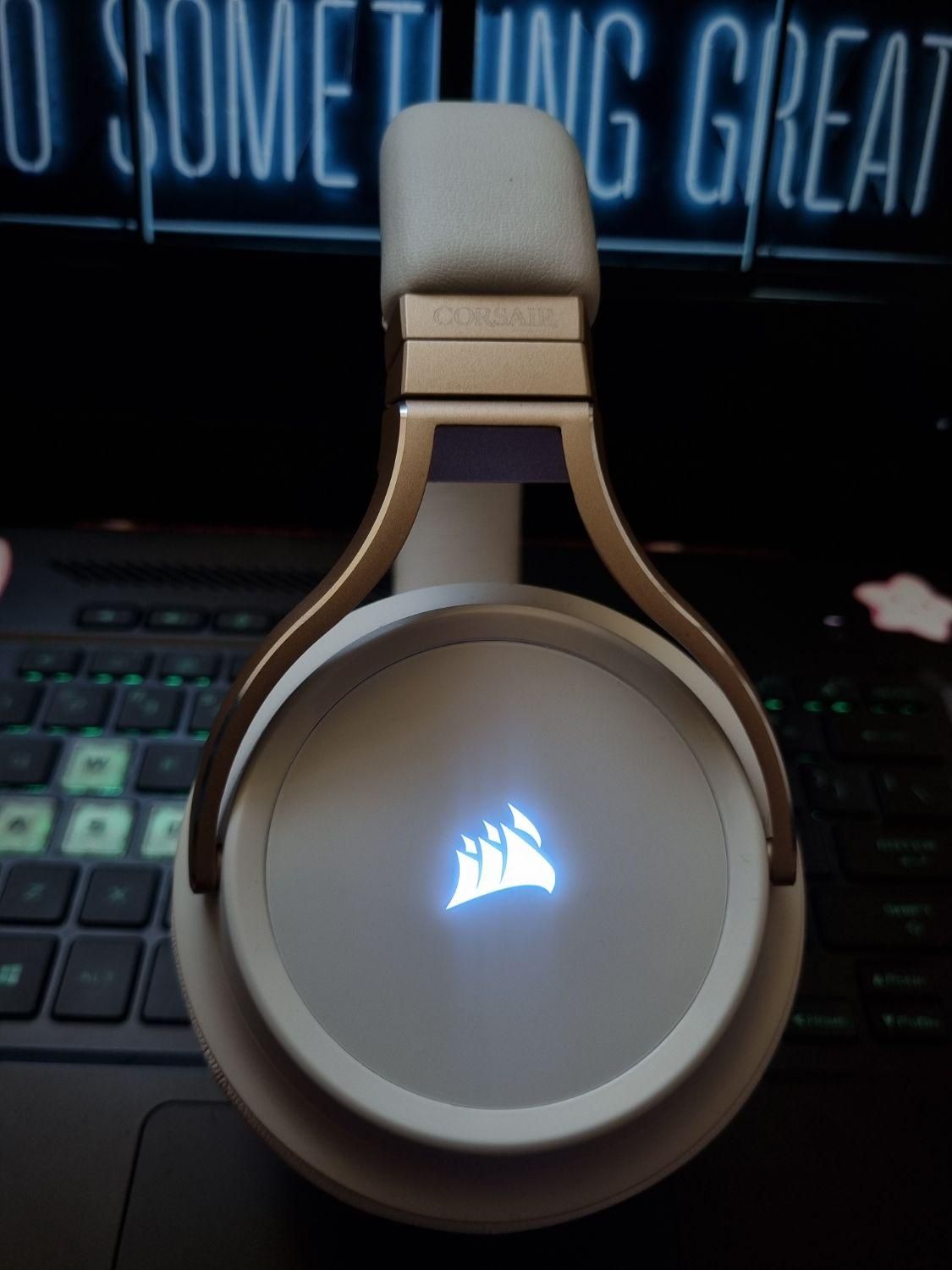 هدست گیمینگ بی‌سیم Corsair VIRTUOSO RGB سفید Hi-Fi|قطعات و لوازم جانبی رایانه|تبریز, |دیوار