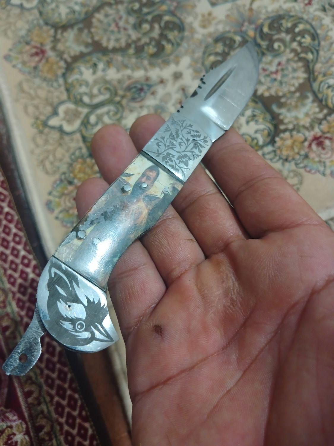 چاقوی استیل زد زنگ زنجان|ظروف پخت‌وپز|کوهدشت, |دیوار