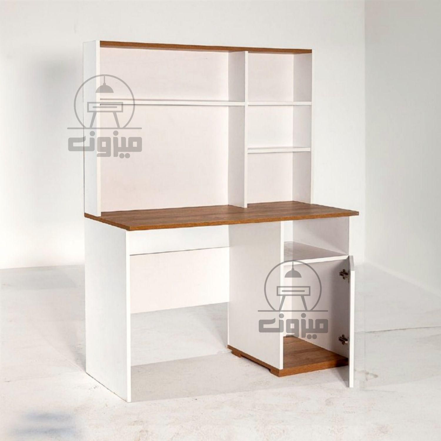 میز تحریر کتابخانه دار مدل نیکا یک|میز تحریر و کامپیوتر|تبریز, |دیوار