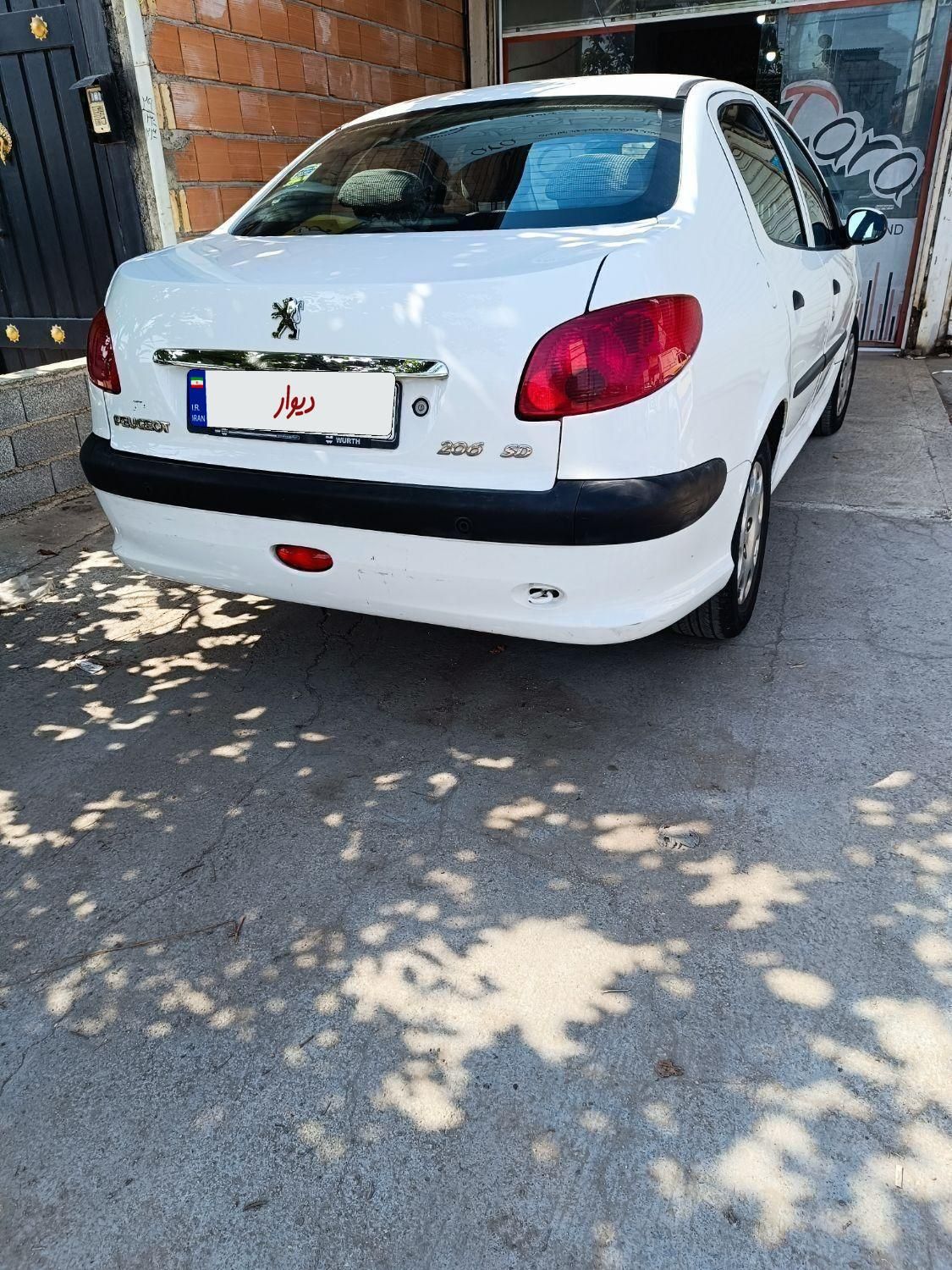 فروش خودرو 206sd v8|خودرو سواری و وانت|ساری, |دیوار