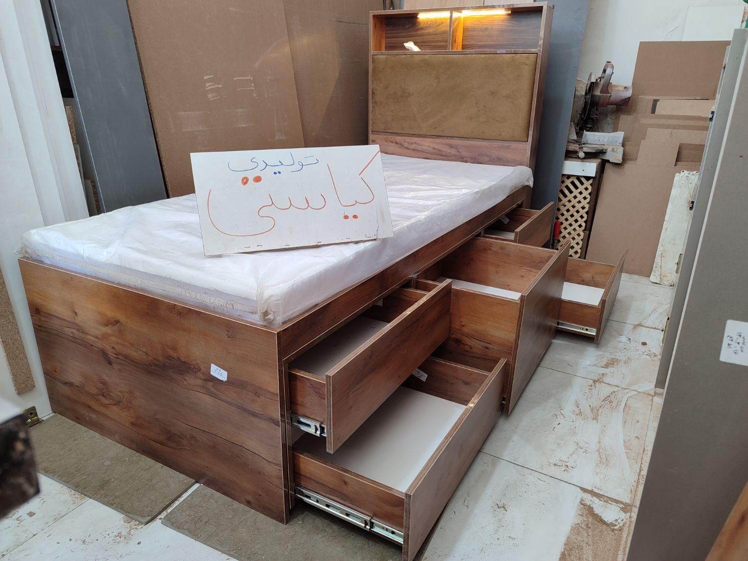 تخت یک نفره . سرویس خواب.تخت یک نیم نفره الیزابت|تخت و سرویس خواب|مشهد, گلبرگ شمالی|دیوار