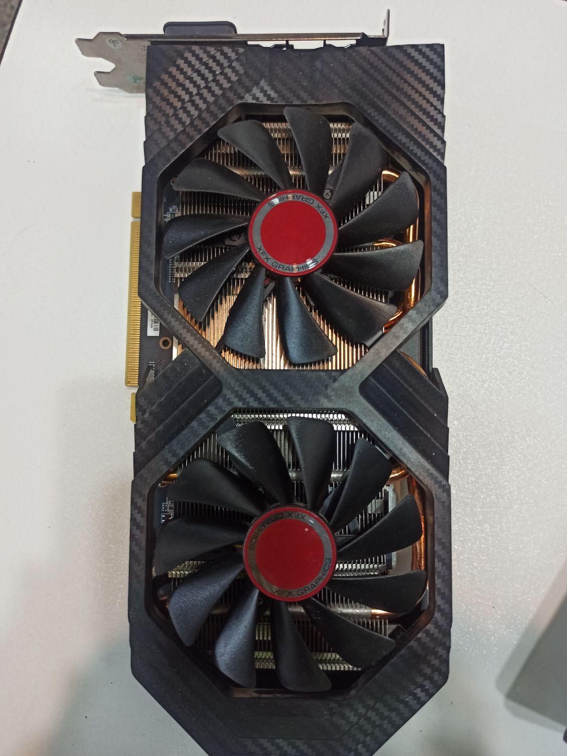 گرافیک  Rx580 xfx 8gb|قطعات و لوازم جانبی رایانه|قم, زاویه|دیوار
