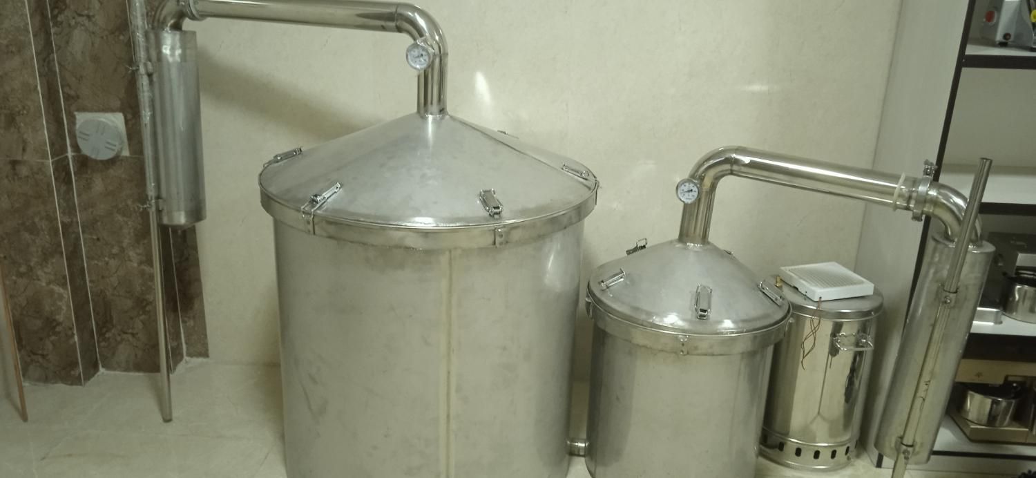 *دستگاه عرق گیری * دستگاه گلاب گیر تمام استیل|ماشین‌آلات صنعتی|اصفهان, باغ زیار|دیوار