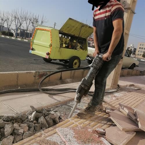 کمپرسورباد دیزل چکش برقی تخریب بتن و...|ماشین‌آلات صنعتی|مشهد, کوی المهدی|دیوار