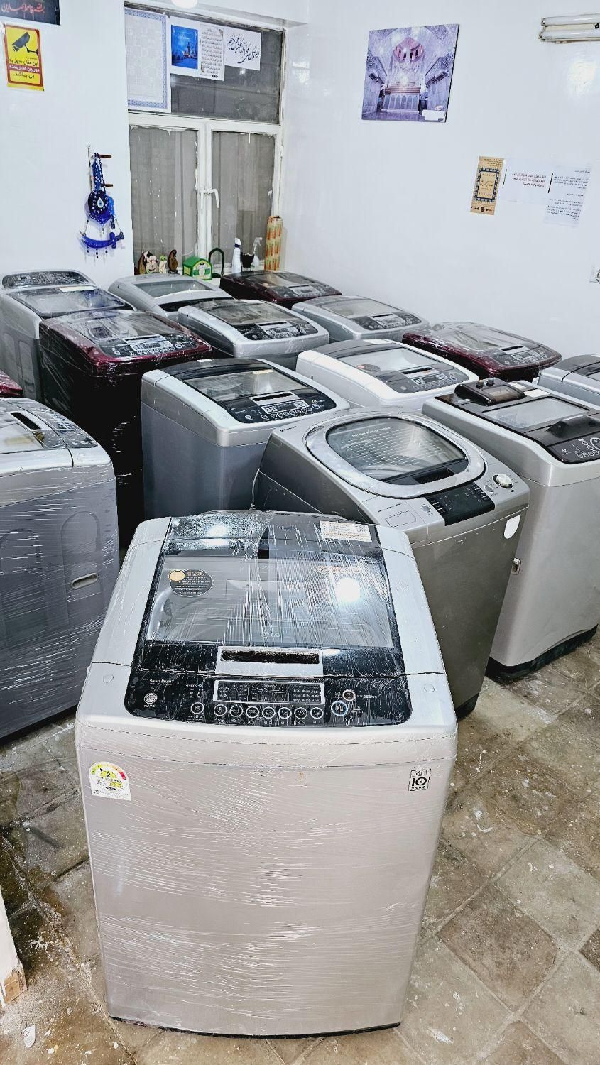 ماشین لباسشویی ال جی ۱۷ کیلو گیربکس فول اتوماتیک|ماشین لباسشویی و خشک‌کن لباس|اهواز, سپیدار|دیوار