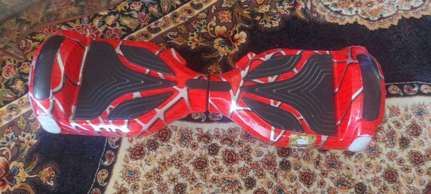 اسکوتر برقی بارنگ مرد عنکبوتی و بلوتوثی|دوچرخه، اسکیت، اسکوتر|خمینی‌شهر, |دیوار