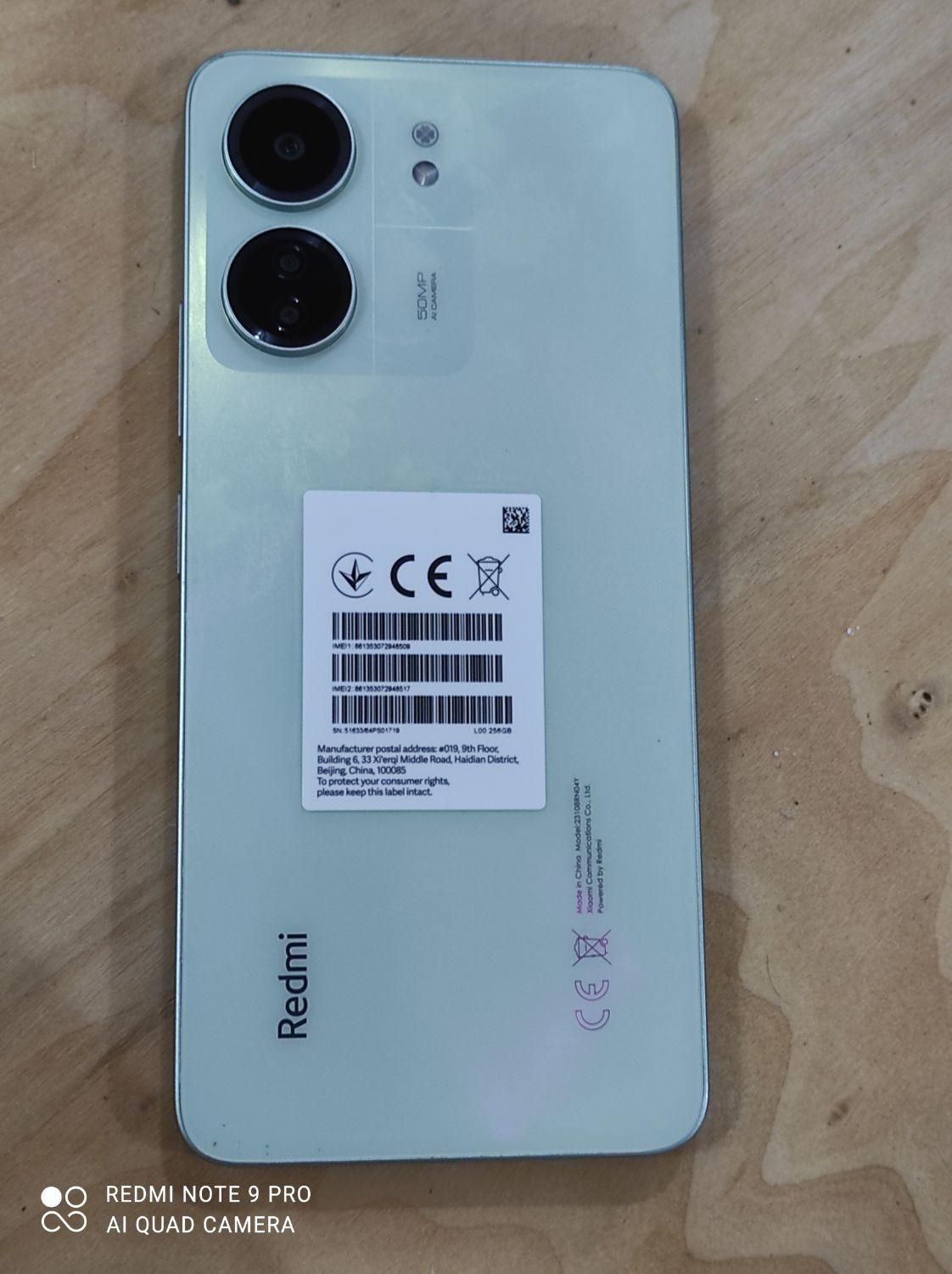 شیائومی Redmi 13C با حافظهٔ ۲۵۶ گیگابایت|موبایل|سراوان, |دیوار