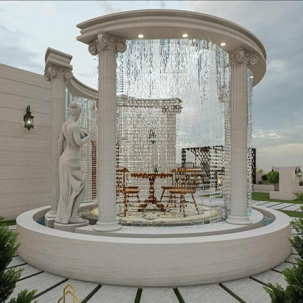 آلاچیق آرک ستون طاق  آبنما فایبرگلاس|مصالح و تجهیزات ساختمان|کرمان, |دیوار