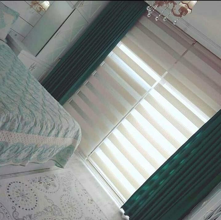 فروش پرده زبرا پشت دری خاض|پرده، رانر، رومیزی|قم, شهدا|دیوار