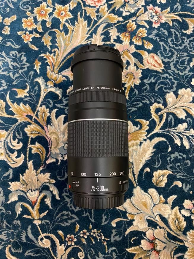 لنز تله فوتو کنون EF 75-300mm f/4-5.6 III|دوربین عکاسی و فیلم‌برداری|تهران, شهران شمالی|دیوار