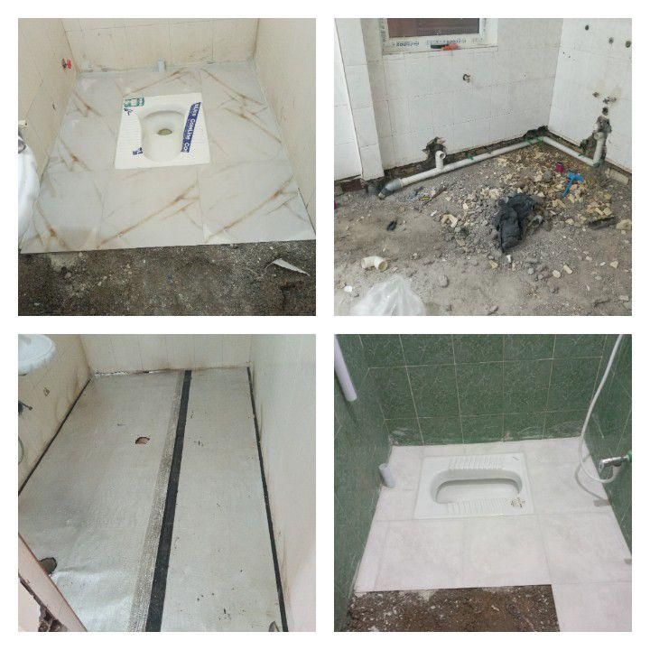 بنایی کاشی کاری تعمیرات ،تعویض سنگ توالت لوله کشی|خدمات پیشه و مهارت|اهواز, کوروش|دیوار