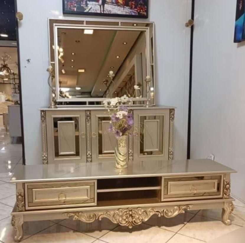 آینه کنسول میز تلویزیون مدل دنیز (DANIZ) ست|بوفه، ویترین، کنسول|اردبیل, |دیوار