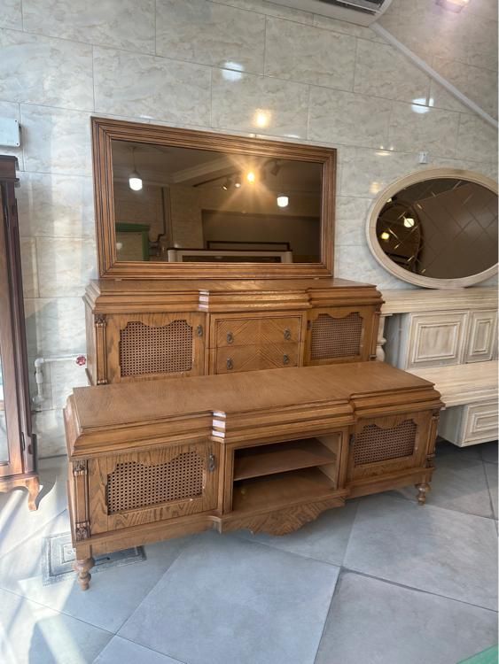 آینه و کنسول و میز تی وی مدل حصیری|بوفه، ویترین، کنسول|تهران, شهید رجایی|دیوار