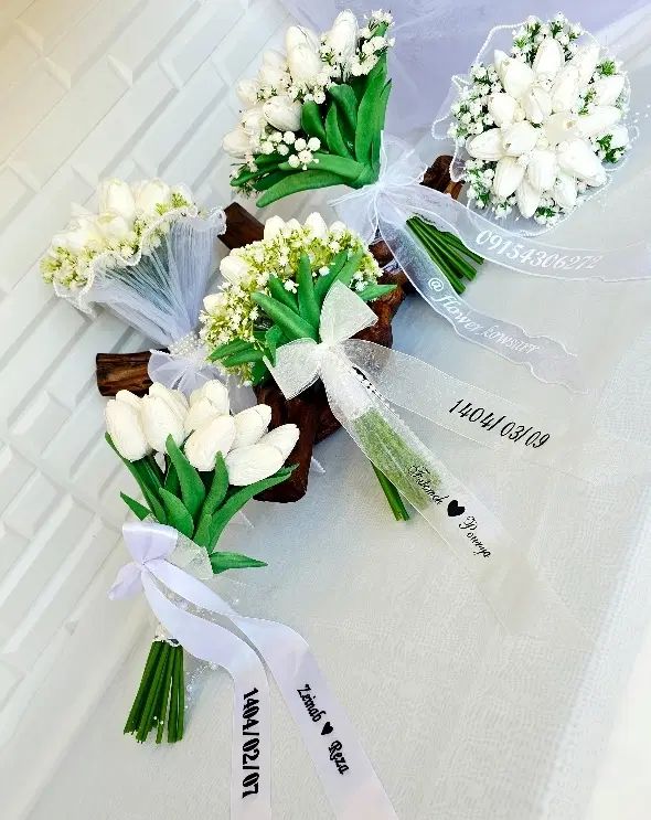 گل داماد و دسته گل عروس مچبند تاجگل|گل مصنوعی|مشهد, شهید مطهری|دیوار