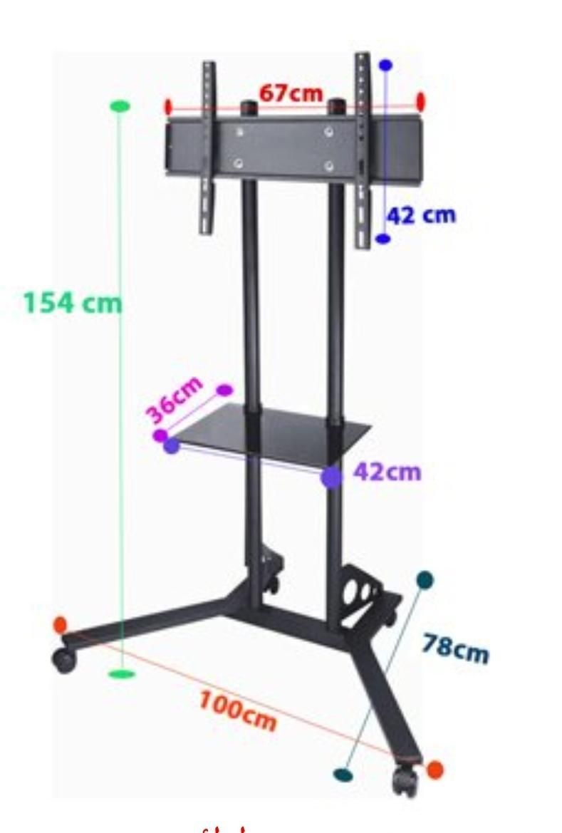 پایه ایستاده چرخدار تلویزیون LCDARM مدل TR-160|تلویزیون و پروژکتور|تهران, قیطریه|دیوار
