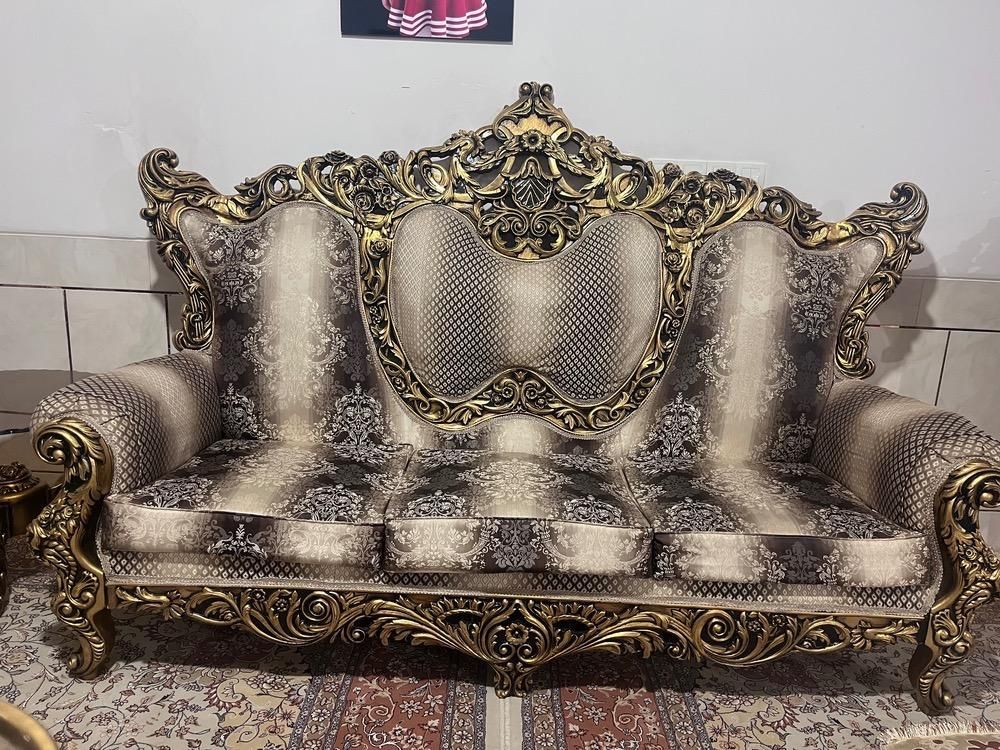 فروش مبلمان نه نفره  ویترین و تاب ریلکسی|مبلمان خانگی و میز عسلی|مرودشت, تخت جمشید|دیوار