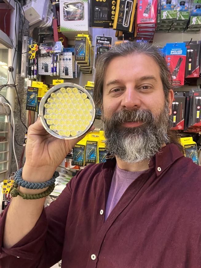 چراغ قوه ۵۵ led هیولا شارژی پروژکتور 5203 smallsun|کوهنوردی و کمپینگ|تهران, فردوسی|دیوار