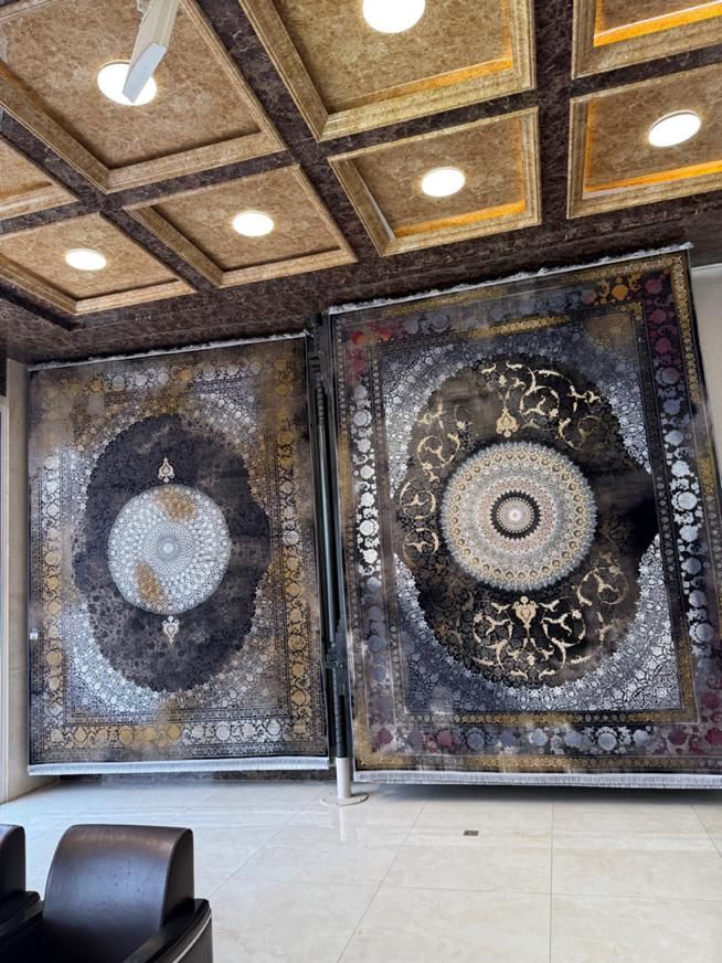 فرش۱۲ متری وَندا ۱۵۰۰شانه گل ابریشم|فرش|شیراز, رکن‌آباد|دیوار