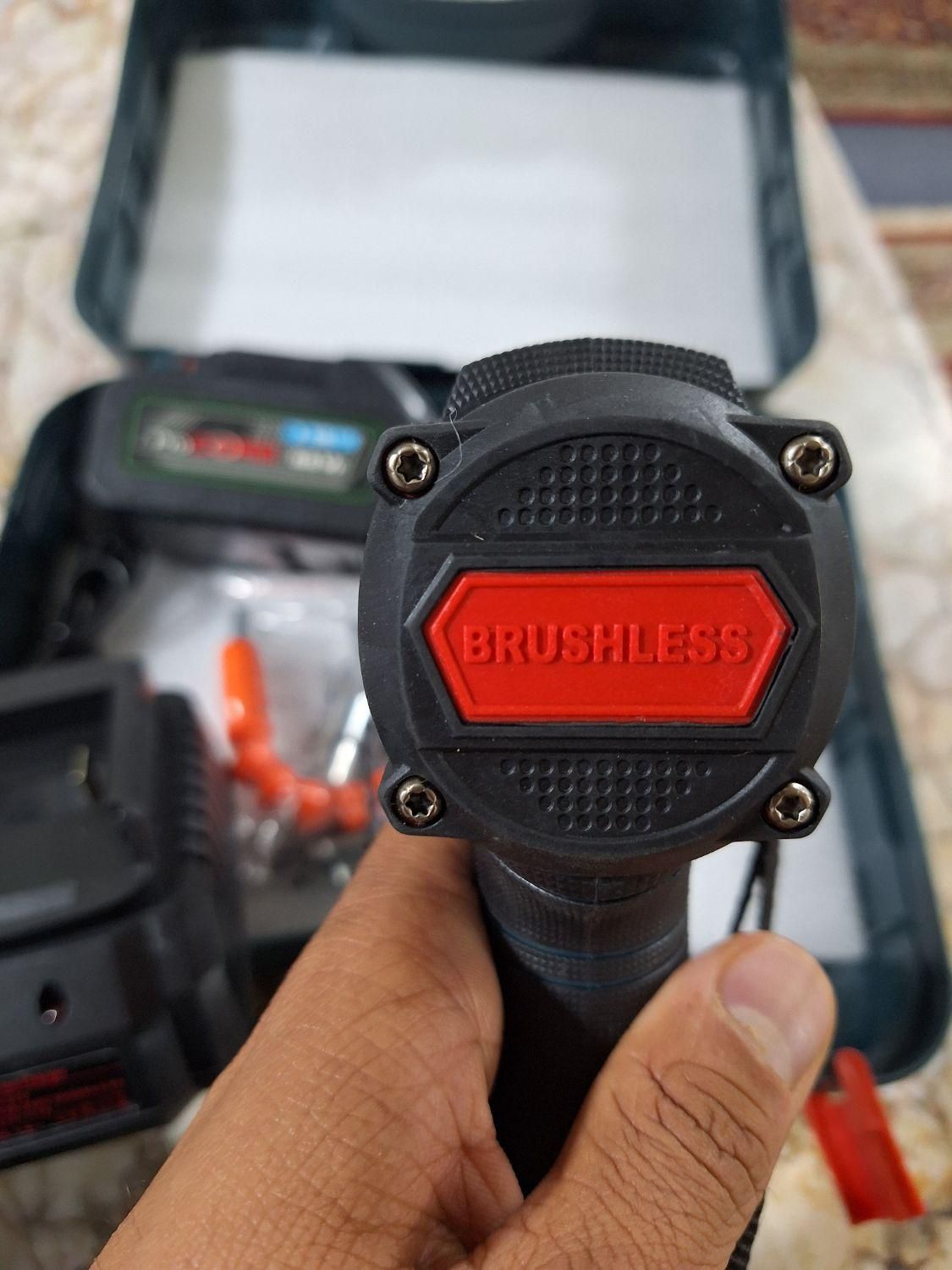 دریل شارژی آلمانی BOSCH قوی براشلس دلر چکشی|ماشین‌آلات صنعتی|مشهد, امیرآباد (بصیرت)|دیوار