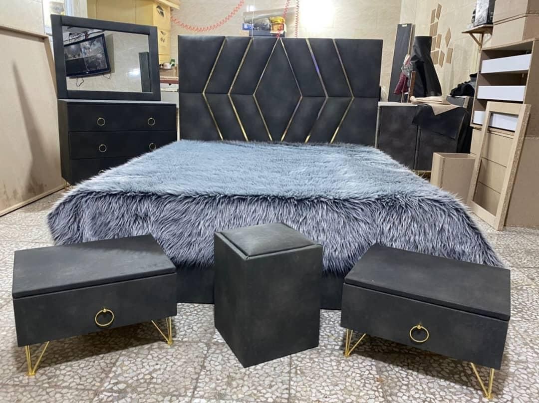 تخت خواب ۲نفره و سرویس خواب ۱نفره کد ۶۵|تخت و سرویس خواب|اهواز, دغاغله|دیوار