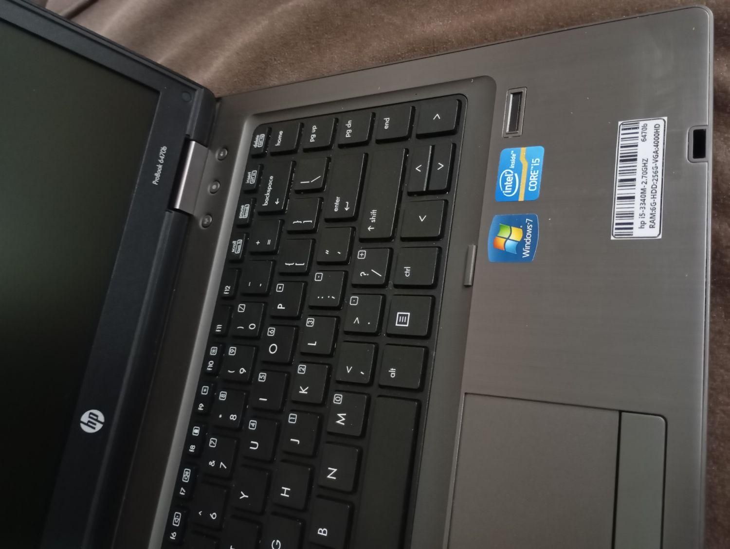 لب تاپ hp 6470 i5-3340M واقعا در حد|رایانه همراه|کرج, منظریه|دیوار