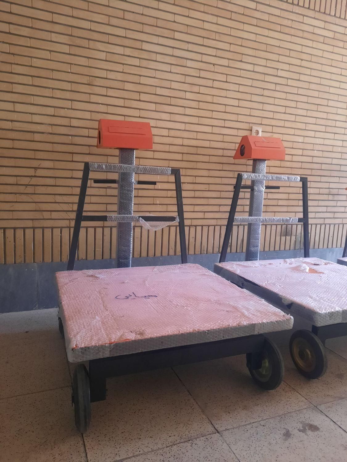 ترازو باسکول ۷۵۰ کیلو کفه بزرگ ۸۰×۸۰ چرخدار|فروشگاه و مغازه|اصفهان, عسگریه|دیوار