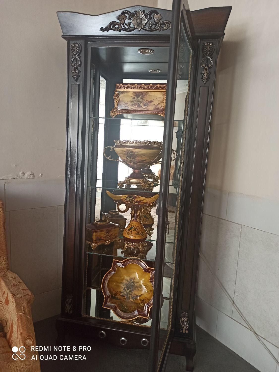 پنج تیکه ظروف تزیینی مارک ورسای نو|صنایع دستی و سایر لوازم تزئینی|اصفهان, هفتون|دیوار