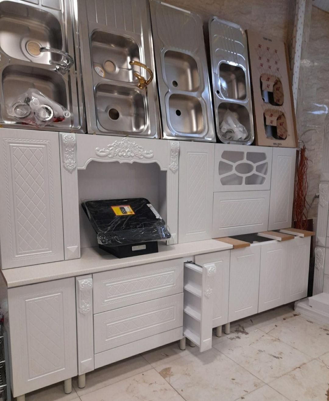 کابینت جمع و جور فیکس آشپزخانه کد(۰۰۰۶۰)|مصالح و تجهیزات ساختمان|بندر گز, |دیوار