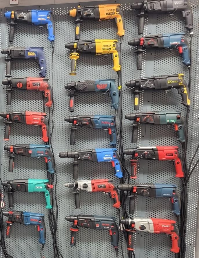 دریل سه حالته چکشی گیربکسی دلربرقی بتن کن پیکور|ماشین‌آلات صنعتی|مشهد, هنرور|دیوار