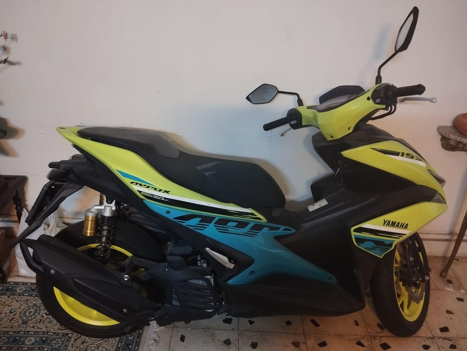 موتور یاماها aerox155 خشک|موتورسیکلت|تهران, عباس‌آباد|دیوار